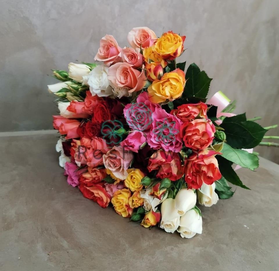 Букет цветов из: Розы в Летуново