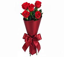 Букет 5 Красных роз Эдлесс Лав в Летуново
