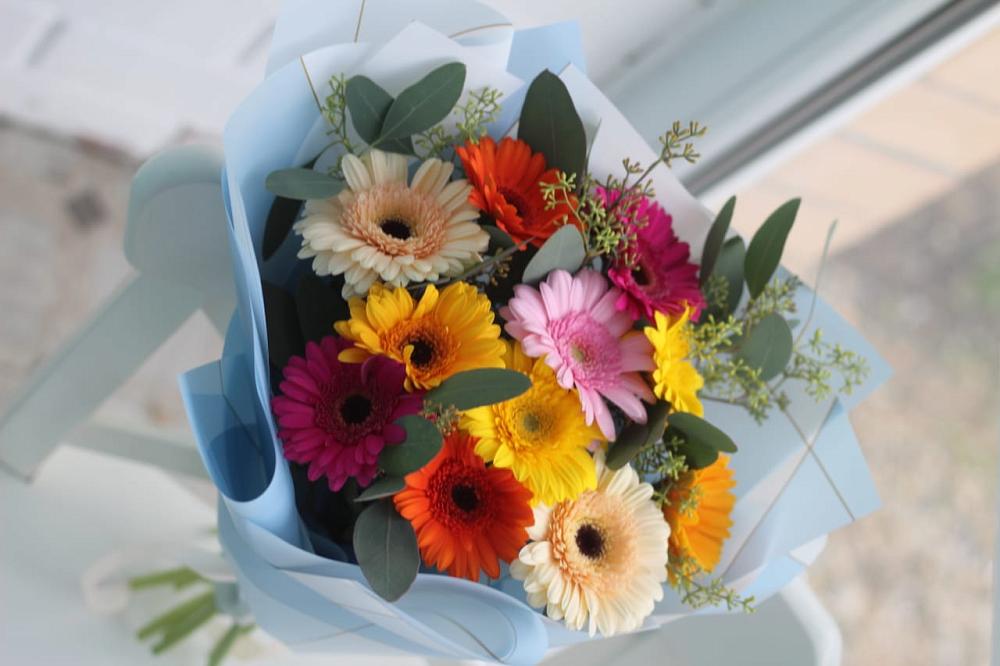 Букет цветов из: Герберы в Летуново