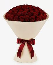 Букет 101 Бордовая роза Блэк Бакарра в Летуново