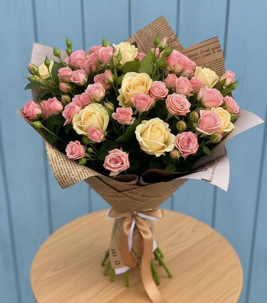 Букет цветов из: Розы в Летуново