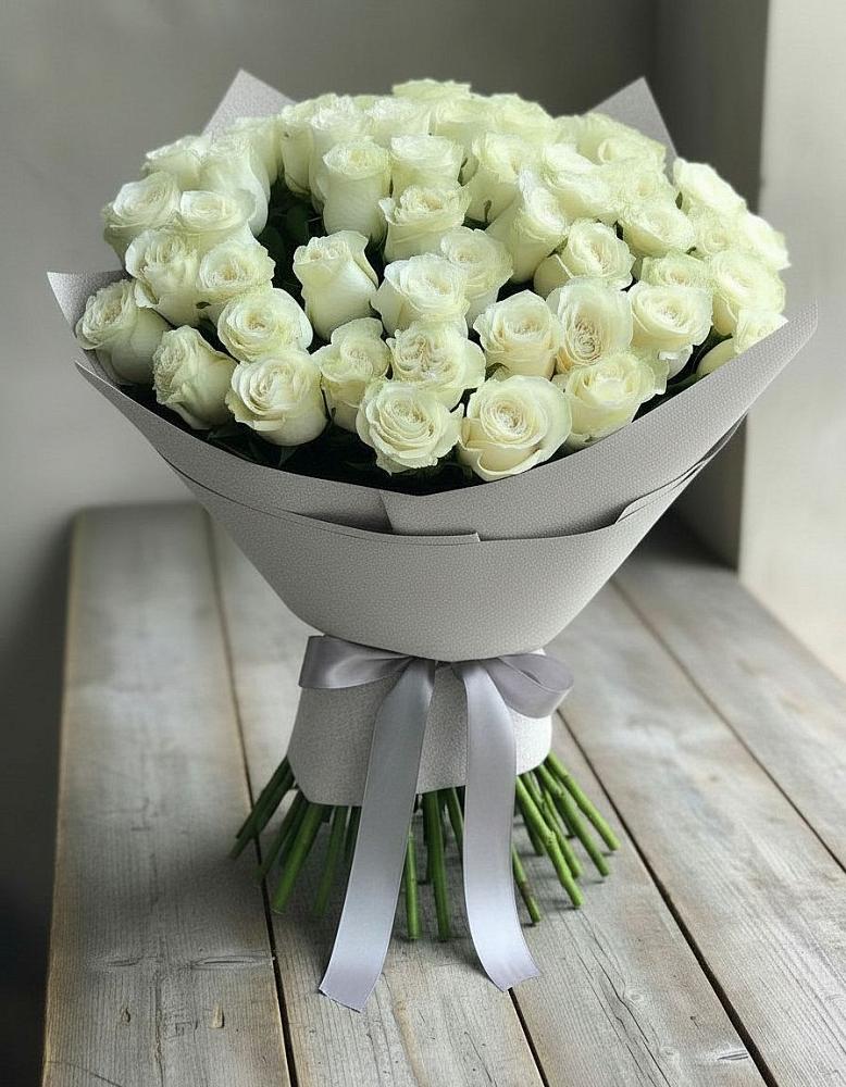Букет 35 Белых роз в Летуново