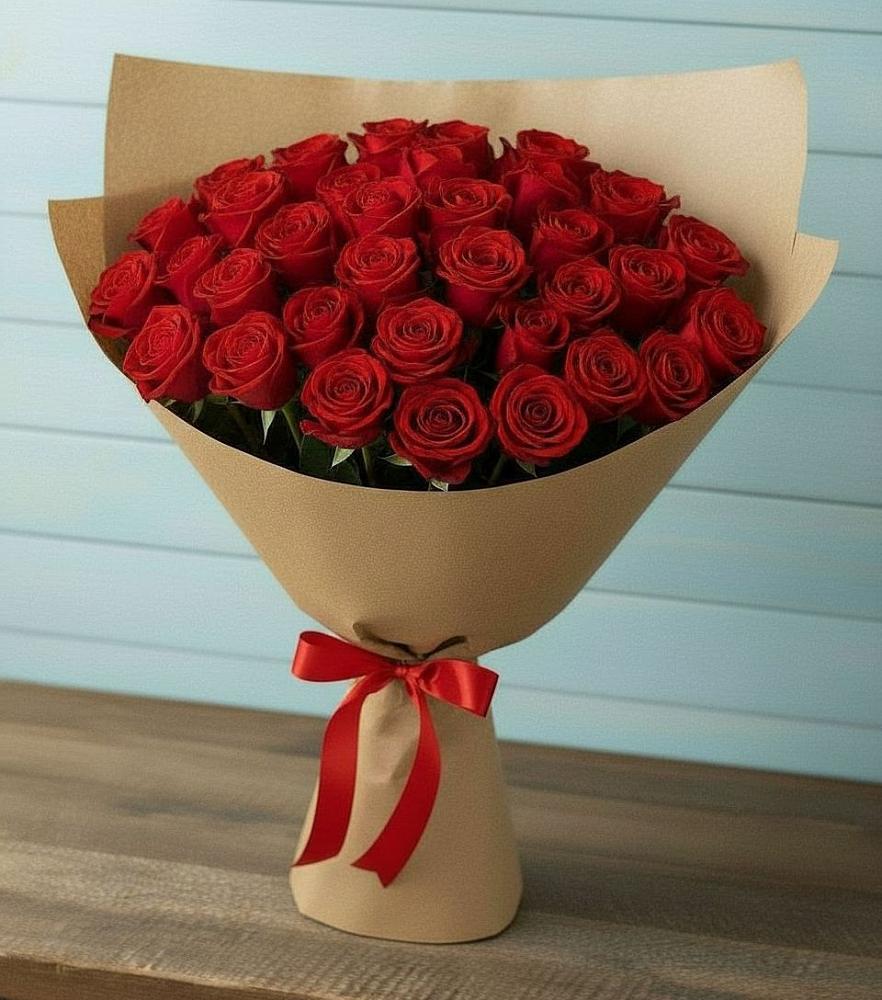 Букет Красные розы Милано в Летуново