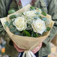 Букет цветов из:  Розы в Летуново