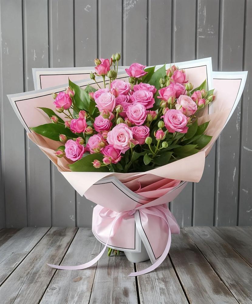 Букет Розовый кустик в Летуново