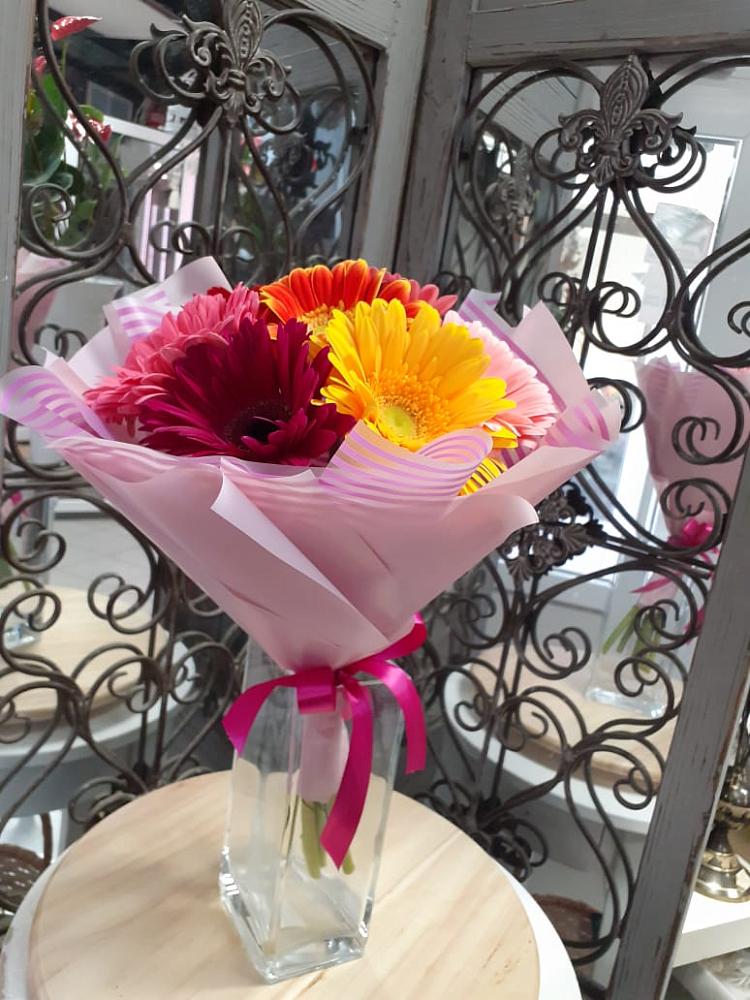 Букет цветов из: Герберы в Летуново