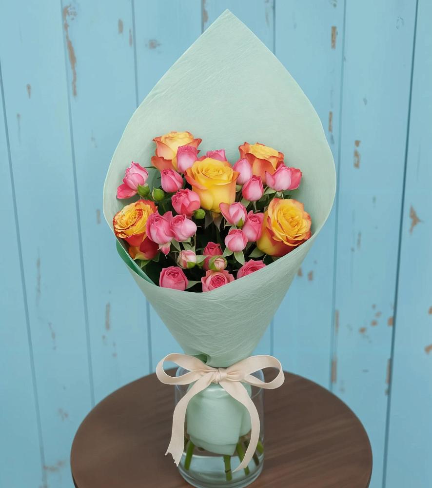 Букет цветов из: Розы в Летуново