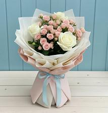 Букет цветов из:  Розы в Летуново