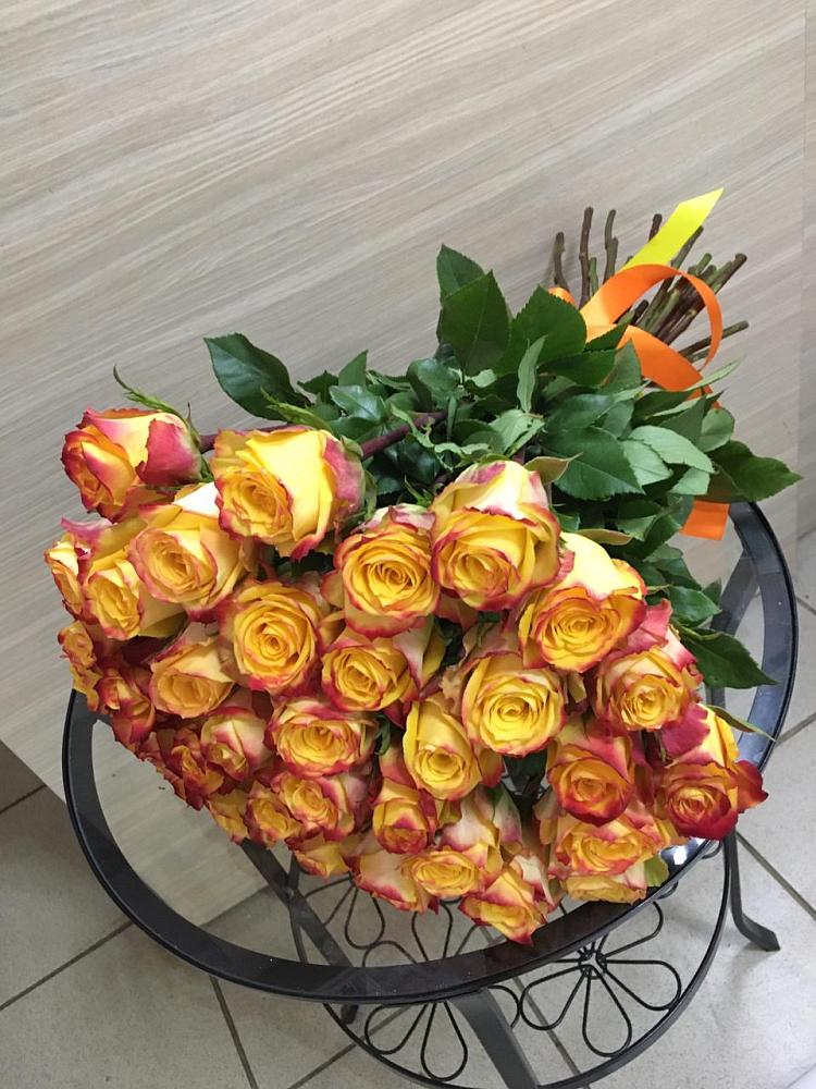 Букет Желтые розы в Летуново