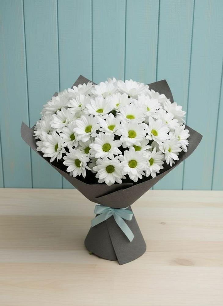 Букет цветов из: Хризантемы в Летуново