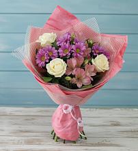 Букет цветов из:  Герберы в Летуново
