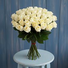 Букет 51 Белая роза Эдлесс Лав #REPLACE_PRED# Летуново