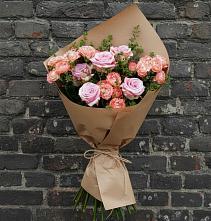 Букет цветов из:  Розы в Летуново