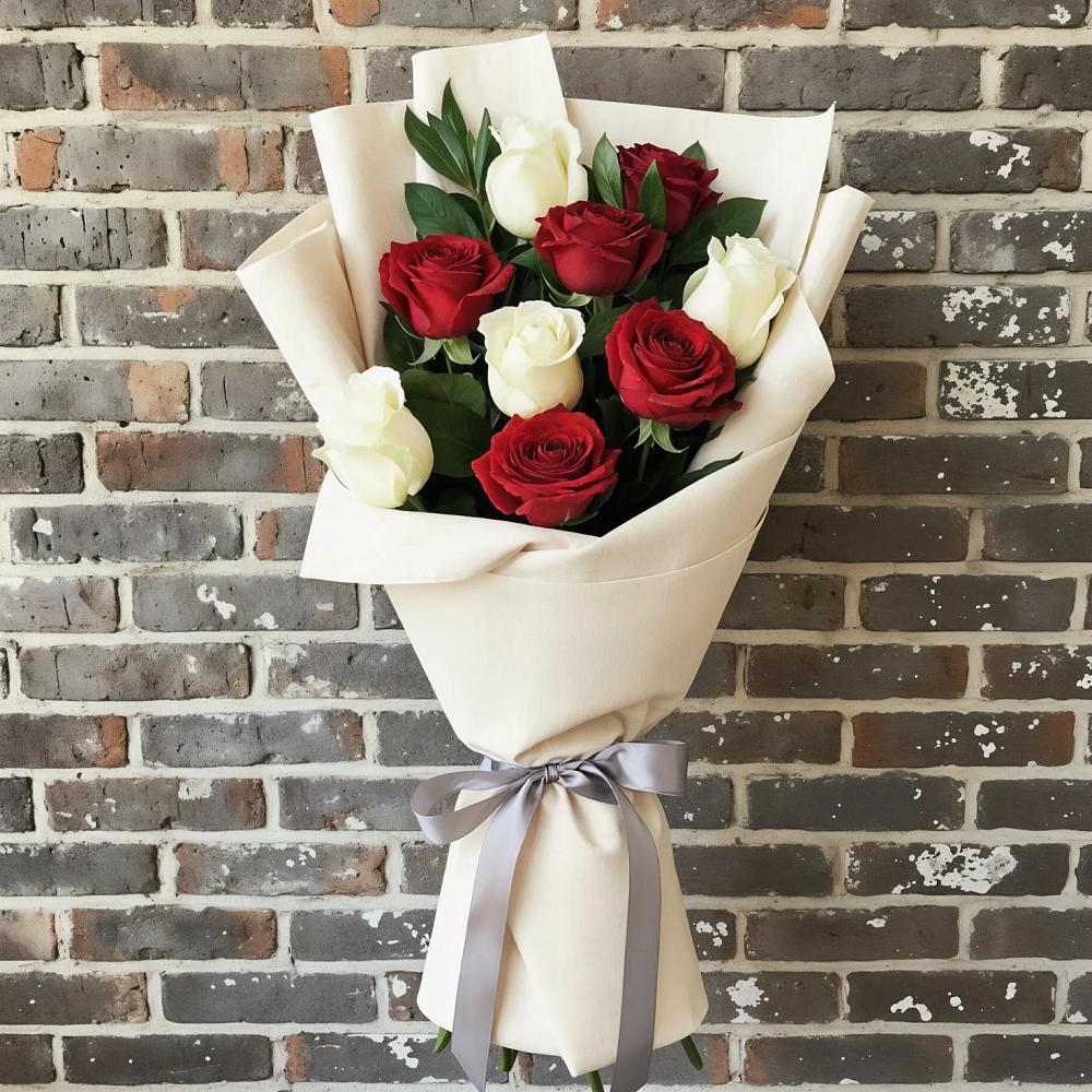 Букет цветов из: Розы в Летуново