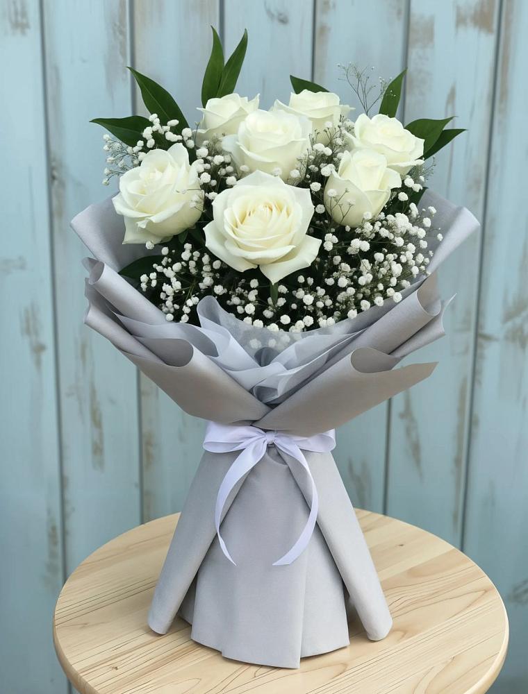 Букет цветов из: Розы в Летуново