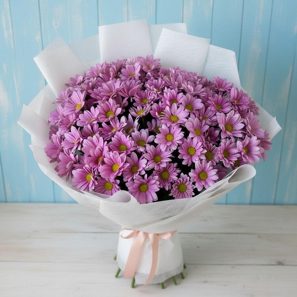 Букет цветов из: Хризантемы в Летуново