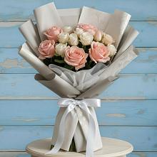Букет цветов из:  Розы в Летуново