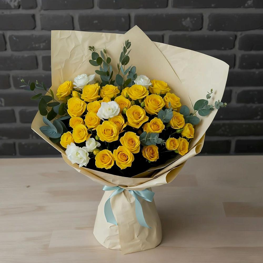 Букет цветов из: Розы в Летуново