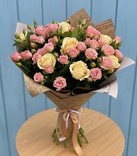 Букет цветов из:  Розы в Летуново