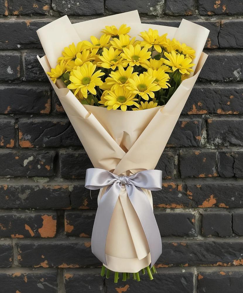Букет цветов из: Хризантемы в Летуново