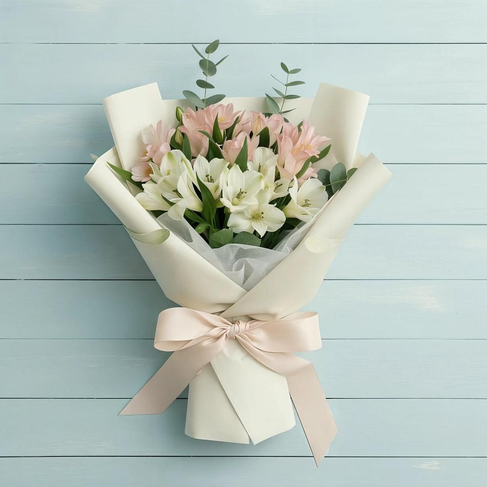 Букет цветов из: Альстромерии в Летуново