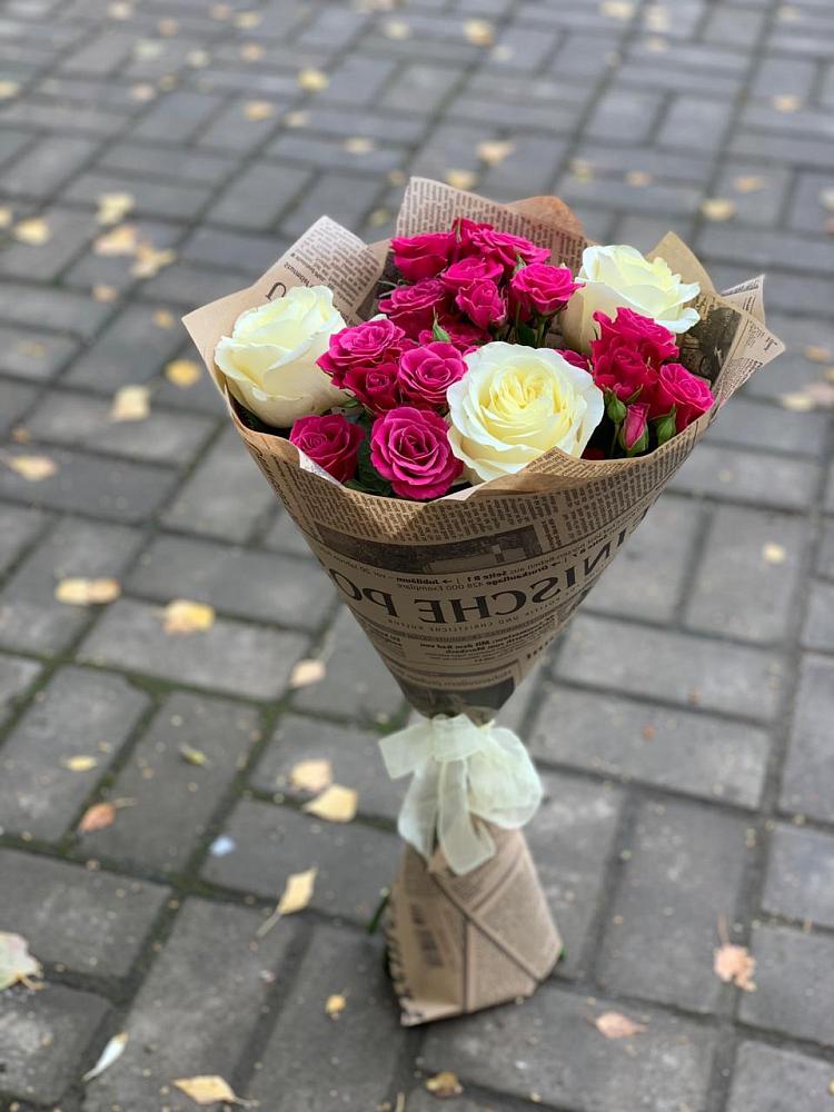 Букет цветов из: Розы в Летуново