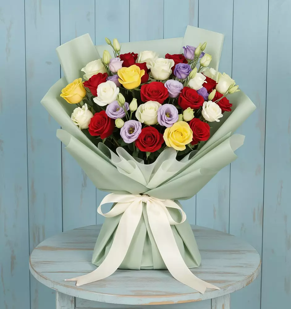 Букет цветов из: Розы в Летуново