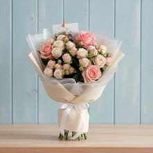 Букет цветов из:  Розы в Летуново