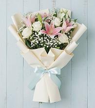 Букет цветов из:  Лилии в Летуново