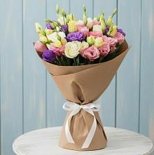 Букет цветов из:  Лизиантусы в Летуново